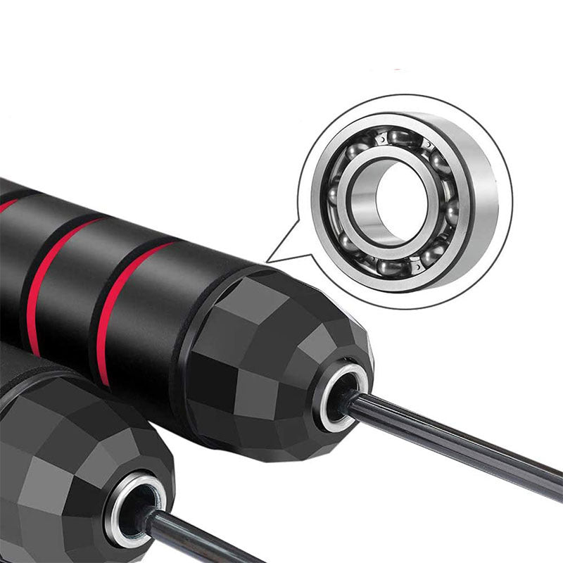 Steel rope, fitness + racing skipping rope!