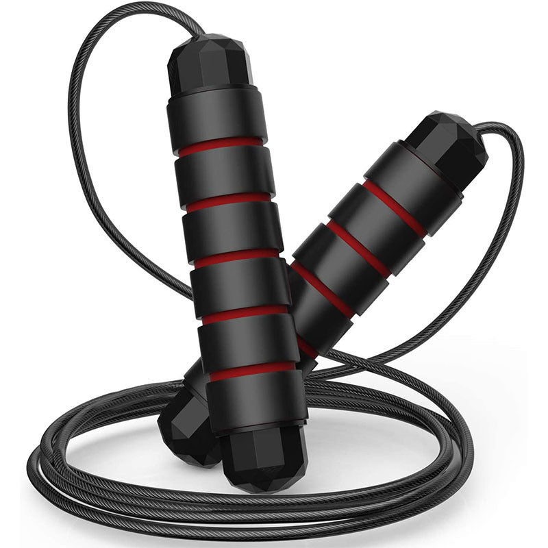 Steel rope, fitness + racing skipping rope!