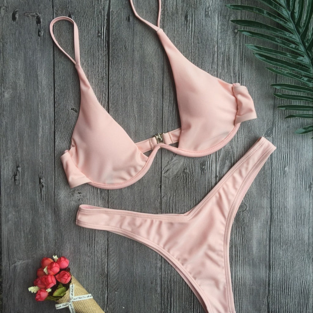 Summer two piece bikini women