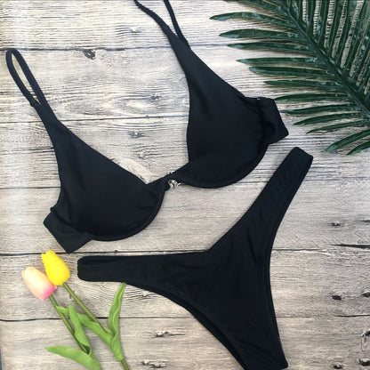 Summer two piece bikini women