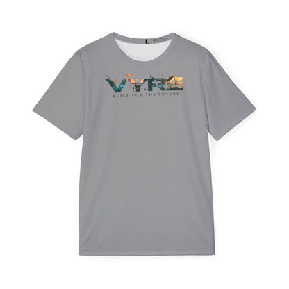 Men's Sports Jersey - Built for the Future, Distractions Won't Win, Athletic Shirt, Fitness Apparel, Sportswear, Unique Teamwear - VYRE